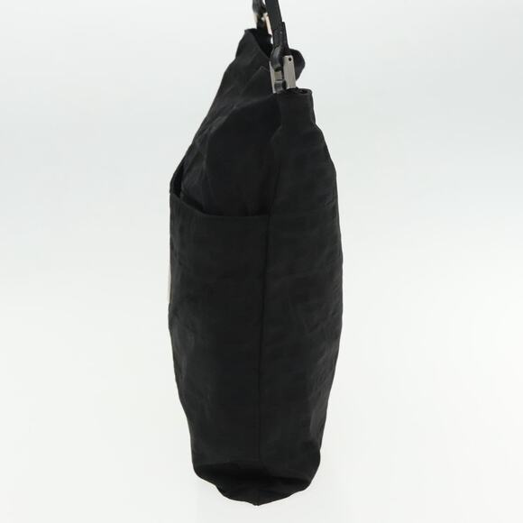 FENDI Zucca Canvas Shoulder Bag Nylon Black Silver - Picture 4 of 13